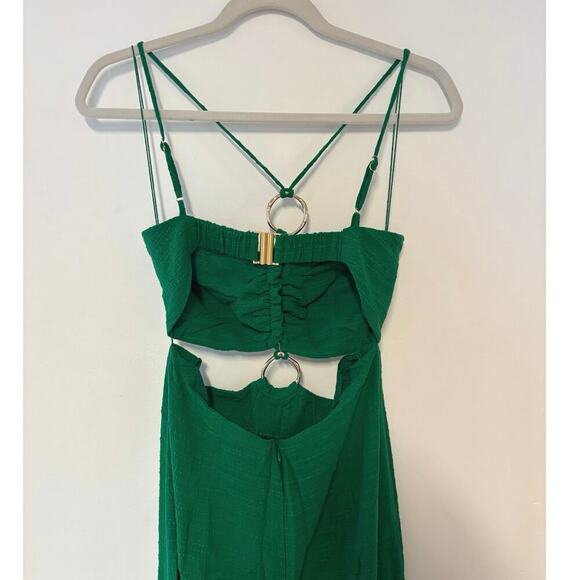NWT Rumer Amoura Jumpsuit In Green Size Medium - Picture 9 of 10